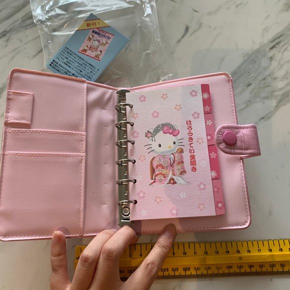 VINTAGE 1997 HELLO KITTY 6-RING NOTEBOOK DIARY JOURNAL BRAND NEW - Picture 6 of 12